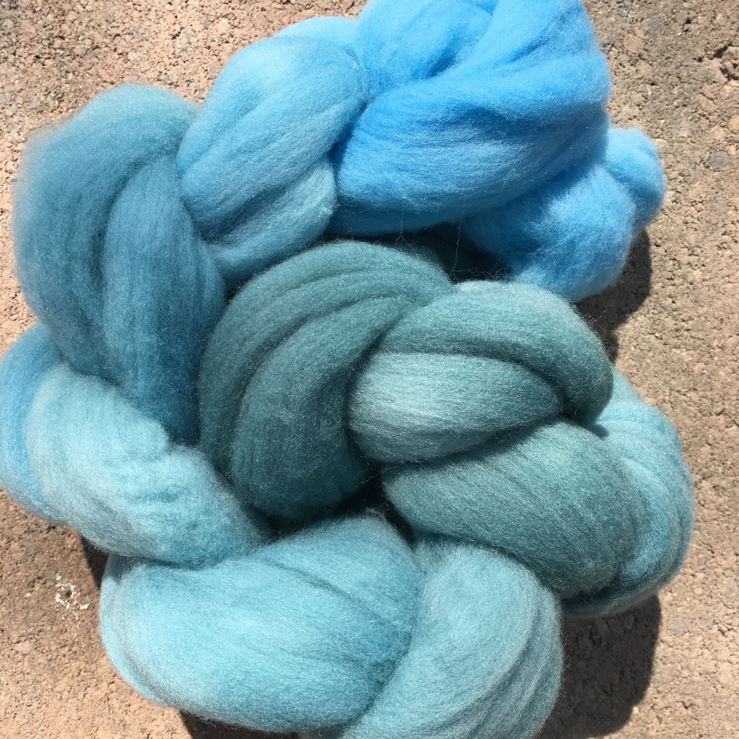 Wool Roving Forest & Sky
