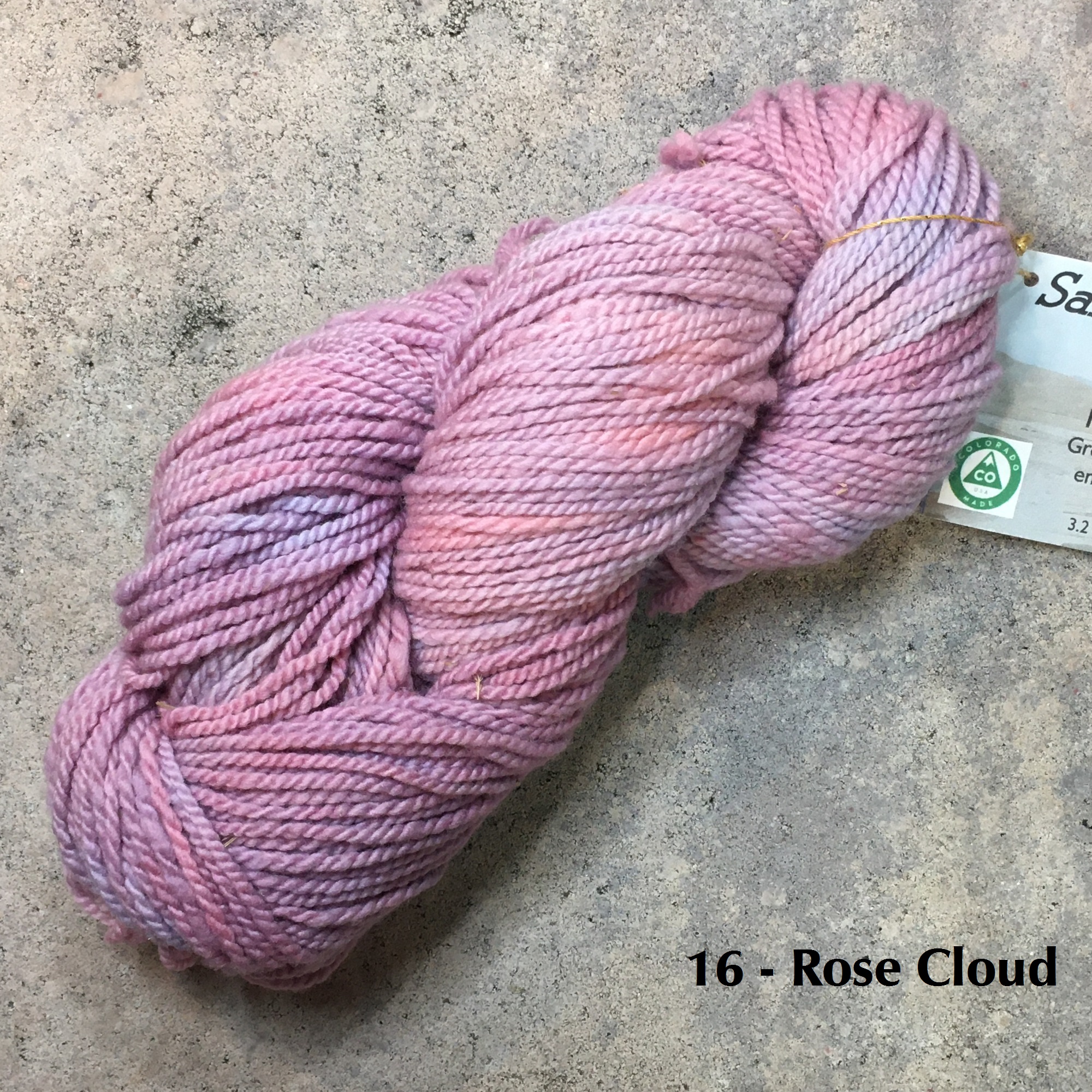 Gold or Rose Pink 3 ply rayon crochet yarn